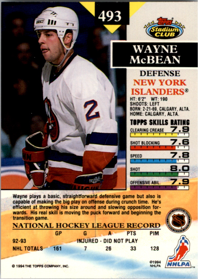B0171- 1993-94 Stadium Club Members Only 251-500 -You Pick- 15+ FREE US SHIP - Picture 479 of 493