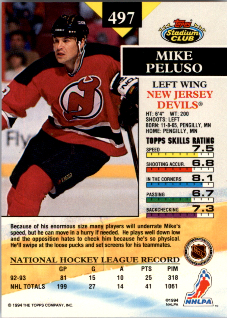B0171- 1993-94 Stadium Club Members Only 251-500 -You Pick- 15+ FREE US SHIP - Picture 487 of 493