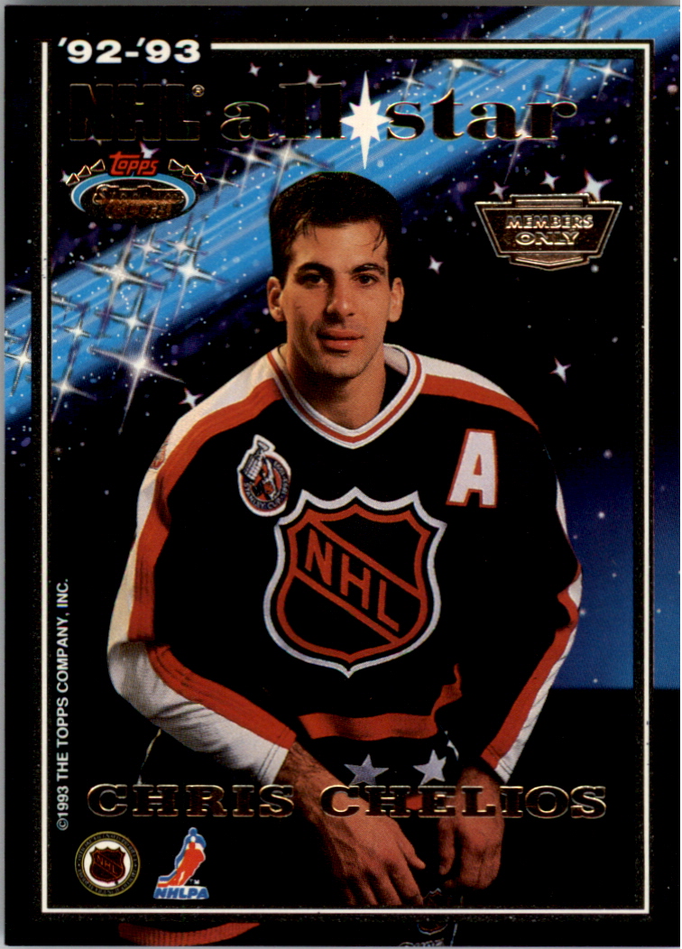1993-94 Stadium Club All-Stars Members Only Parallel #3 Al Iafrate/Chris Chelios back image
