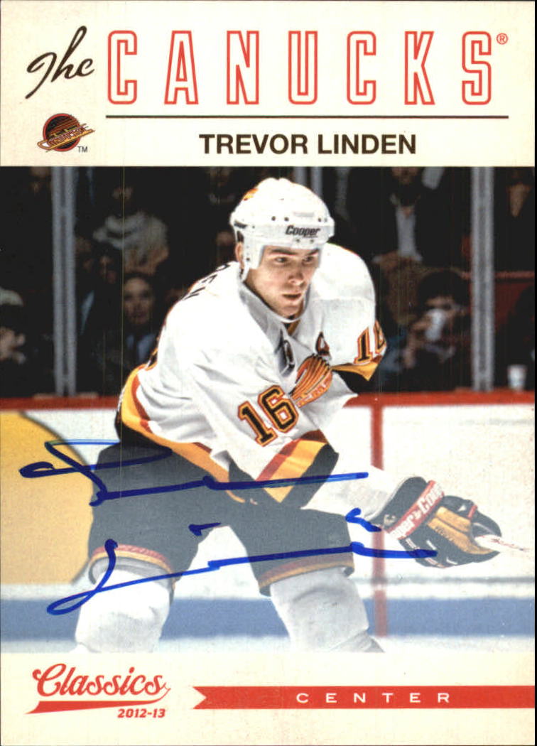 2012-13 Classics Signatures Autographs #45 Trevor Linden