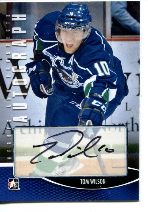 2012-13 ITG Heroes and Prospects Autographs #ATW Tom Wilson