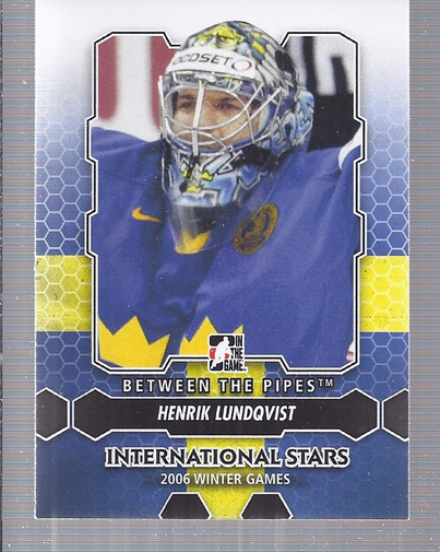 2012-13 Between The Pipes #199 Henrik Lundqvist IS