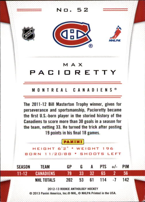 2012-13 Panini Rookie Anthology - #50 Shea Weber