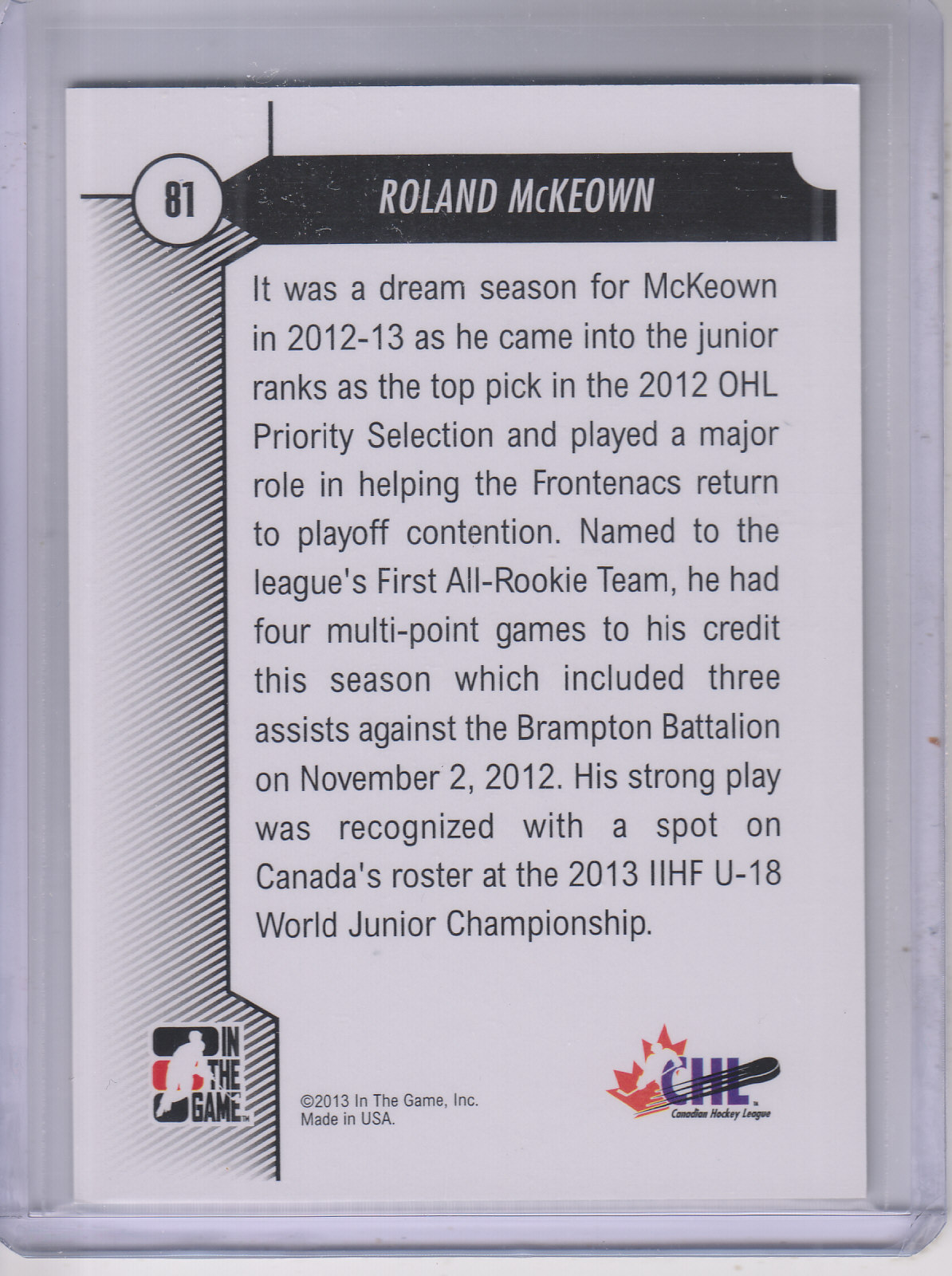 A4658- 2012-13 ITG Draft Prospects EMERALD Hk Cards -You Pick- 15+ FREE US SHIP - Picture 19 of 48