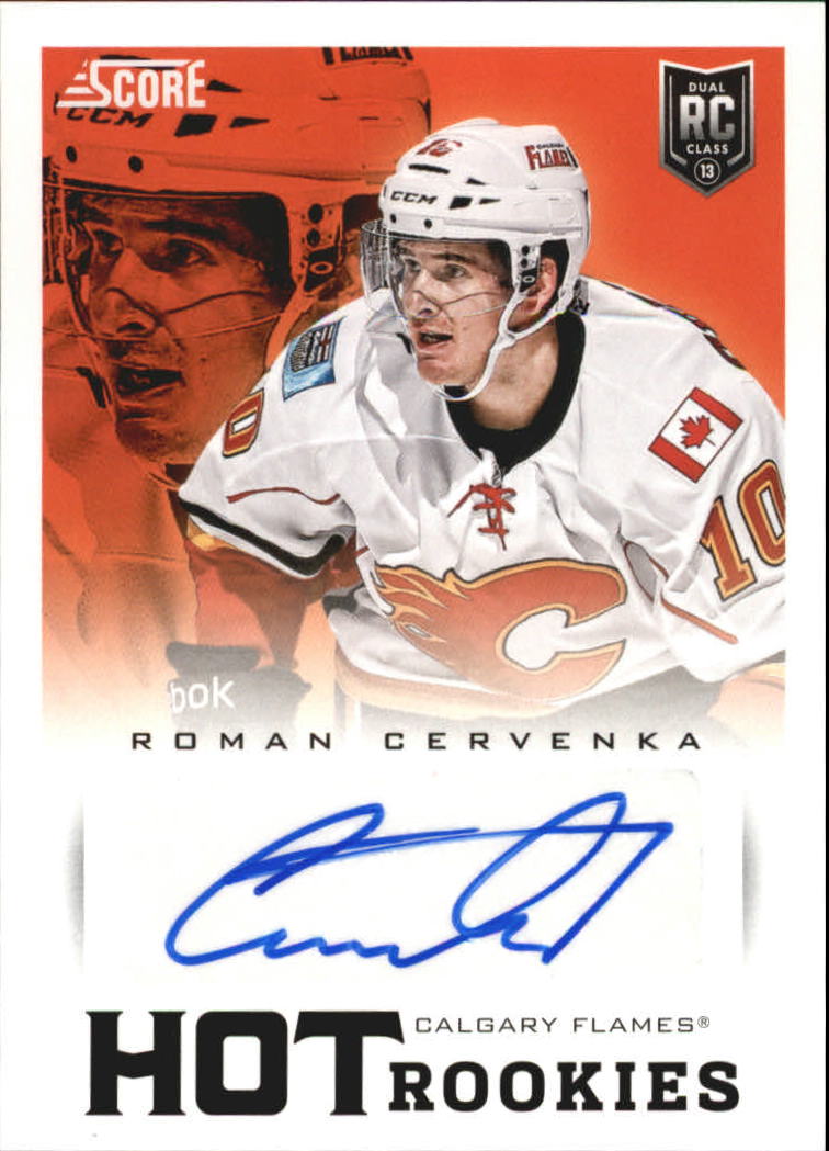 2013-14 Score Hot Rookie Signatures #623 Roman Cervenka