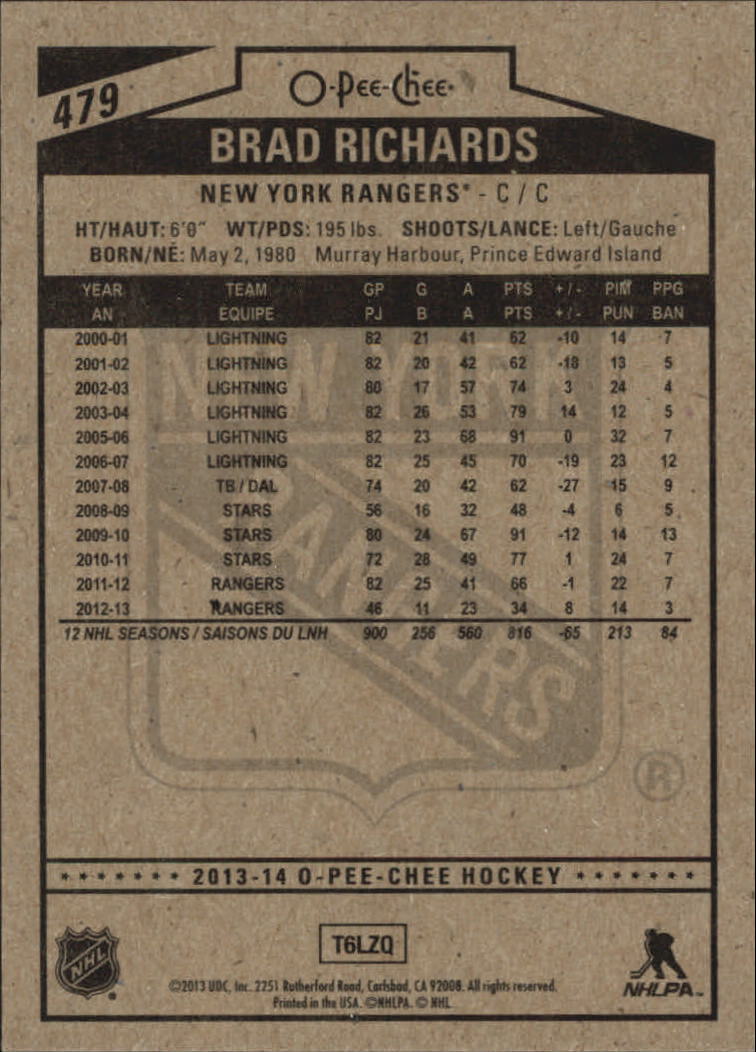 A6815- 2013-14 O-Pee-Chee Hk #s 401-642 +Rookies -You Pick- 15+ FREE US SHIP - Picture 151 of 280