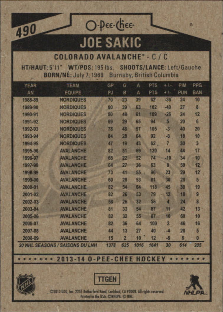 A6815- 2013-14 O-Pee-Chee Hk #s 401-642 +Rookies -You Pick- 15+ FREE US SHIP - Picture 173 of 280