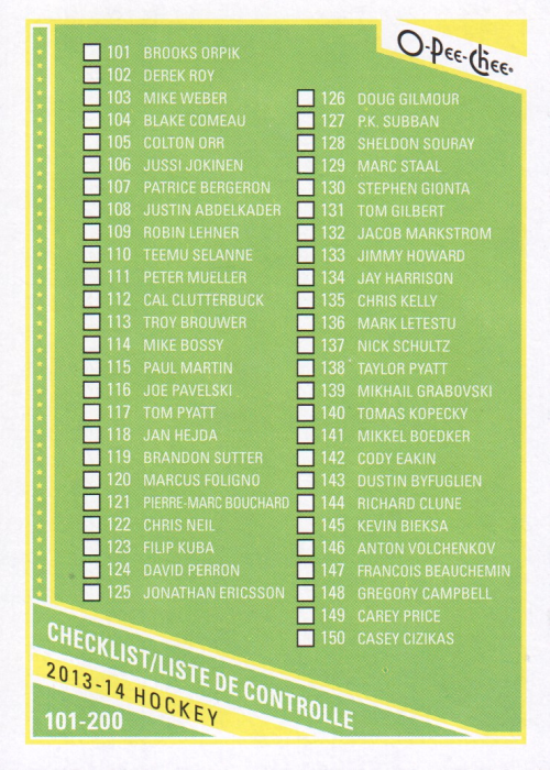 A6815- 2013-14 O-Pee-Chee Hk #s 401-642 +Rookies -You Pick- 15+ FREE US SHIP - Picture 186 of 280