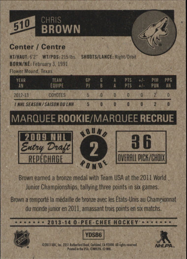A6815- 2013-14 O-Pee-Chee Hk #s 401-642 +Rookies -You Pick- 15+ FREE US SHIP - Picture 205 of 280