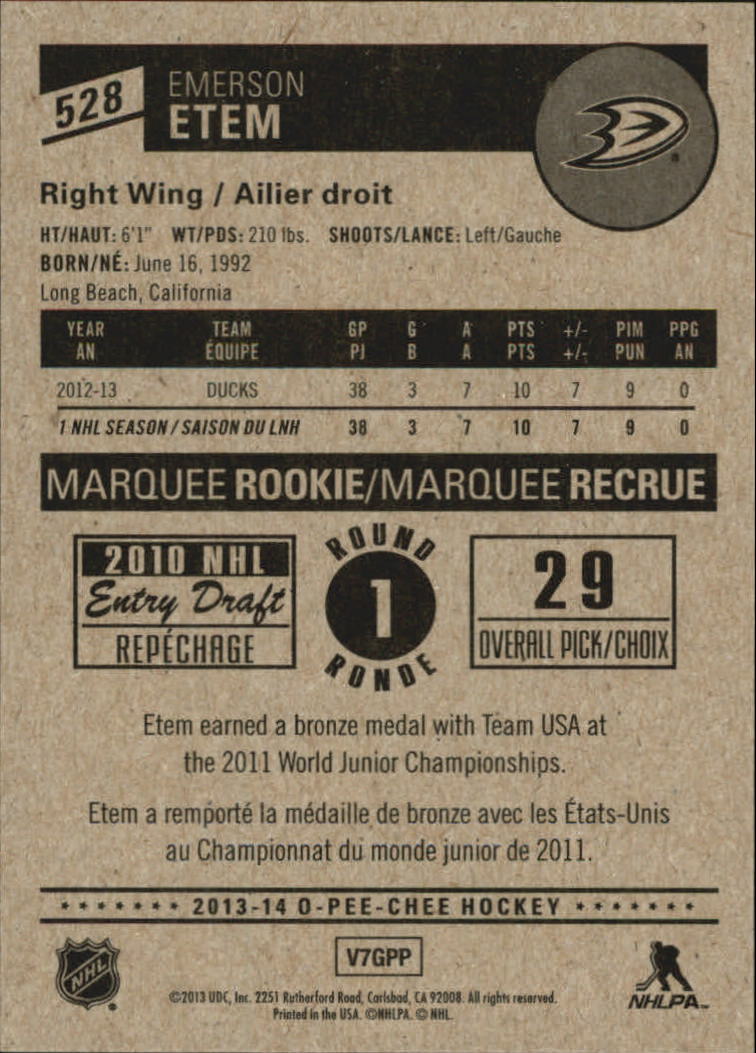 A6815- 2013-14 O-Pee-Chee Hk #s 401-642 +Rookies -You Pick- 15+ FREE US SHIP - Picture 217 of 280