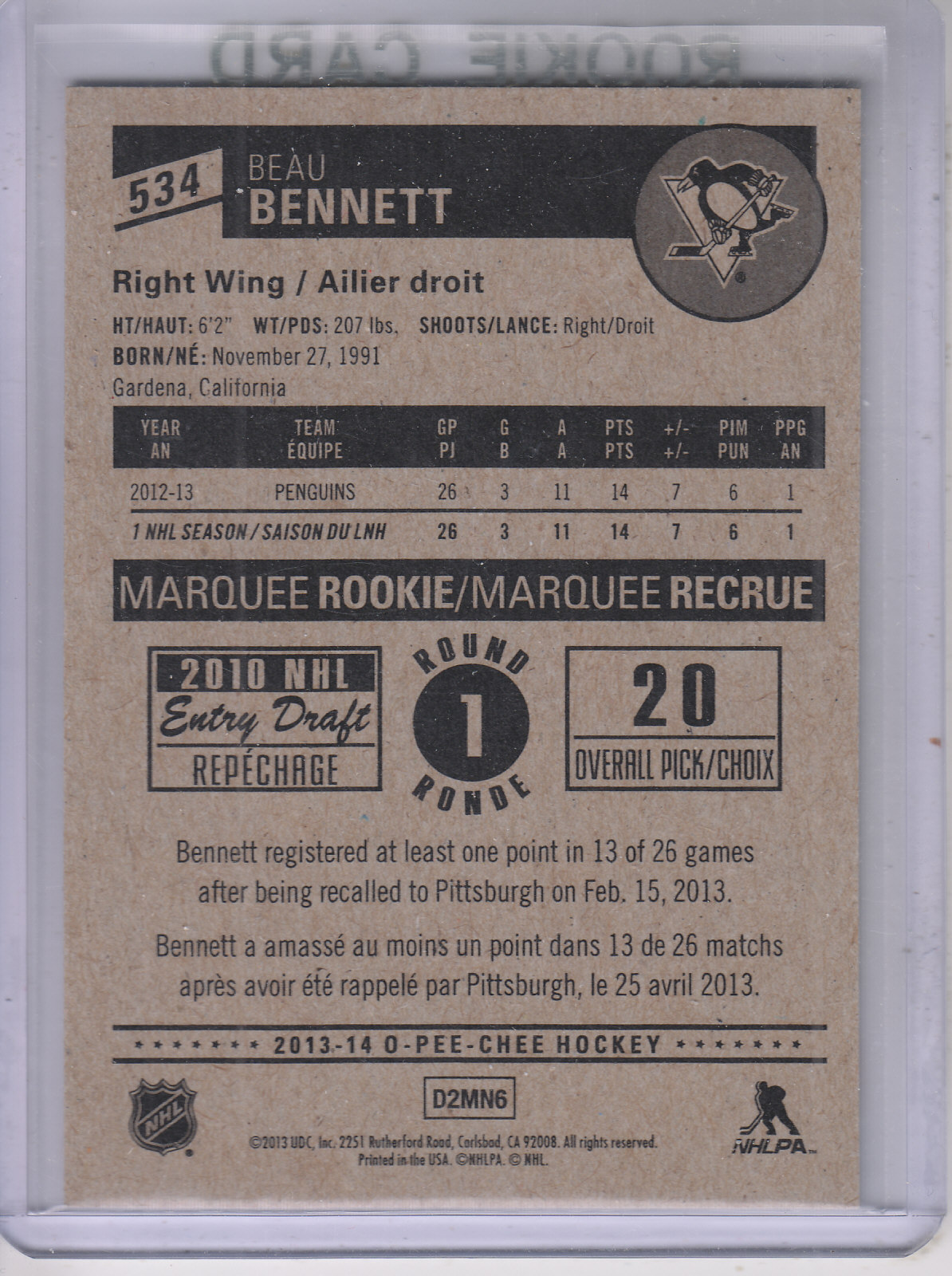 A6815- 2013-14 O-Pee-Chee Hk #s 401-642 +Rookies -You Pick- 15+ FREE US SHIP - Picture 223 of 280