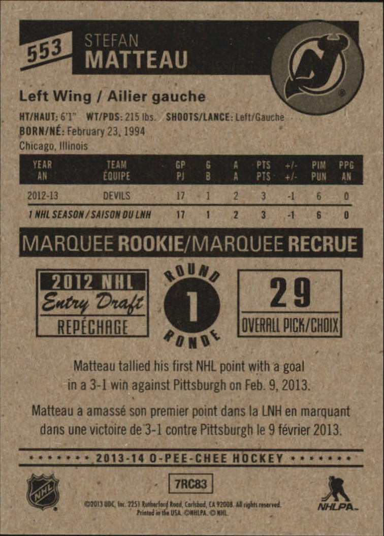 A6815- 2013-14 O-Pee-Chee Hk #s 401-642 +Rookies -You Pick- 15+ FREE US SHIP - Picture 245 of 280