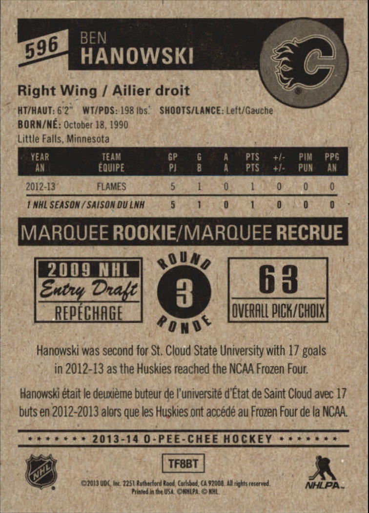 A6815- 2013-14 O-Pee-Chee Hk #s 401-642 +Rookies -You Pick- 15+ FREE US SHIP - Picture 274 of 280