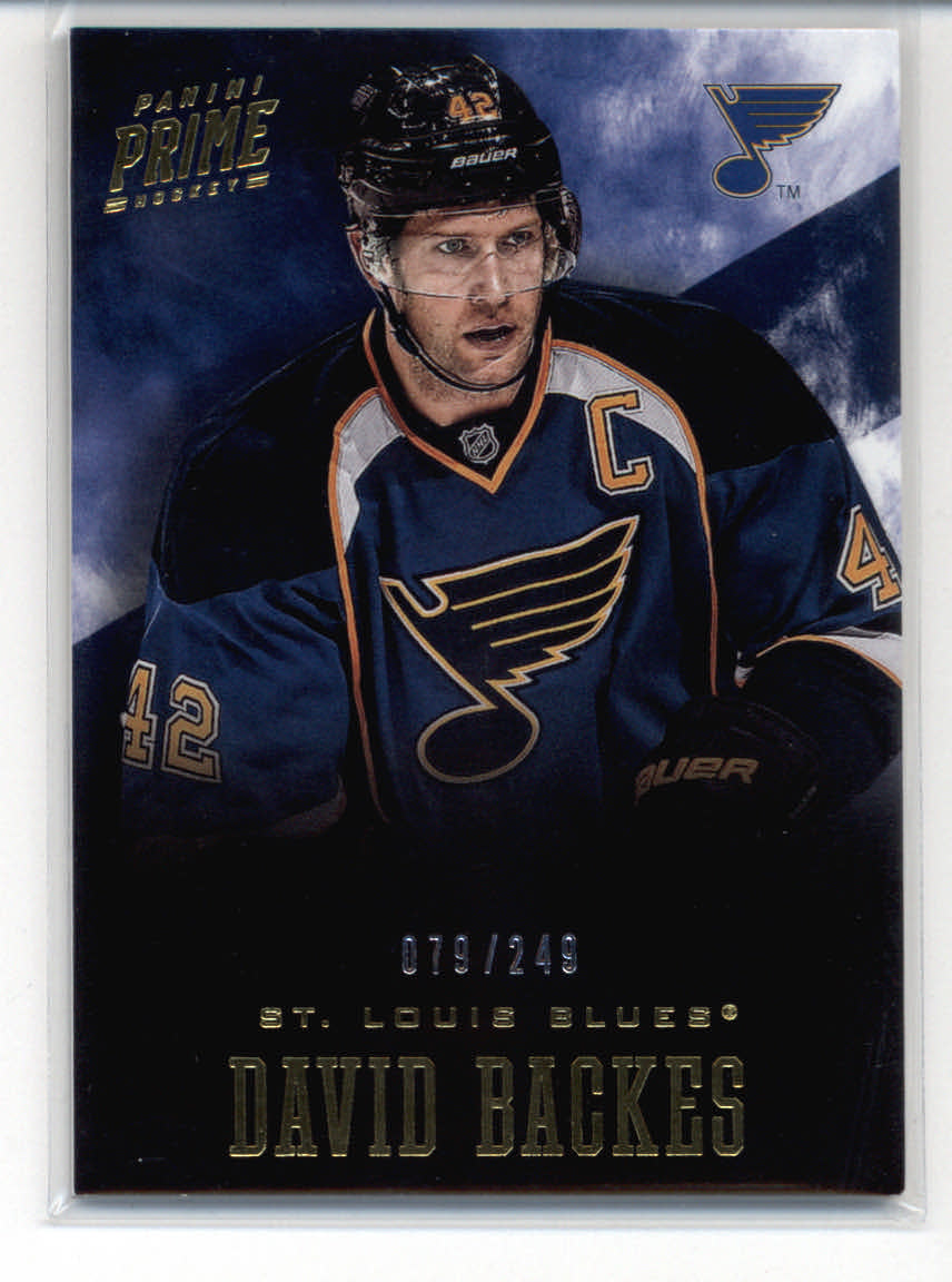 2012-13 Panini Prime #4 David Backes