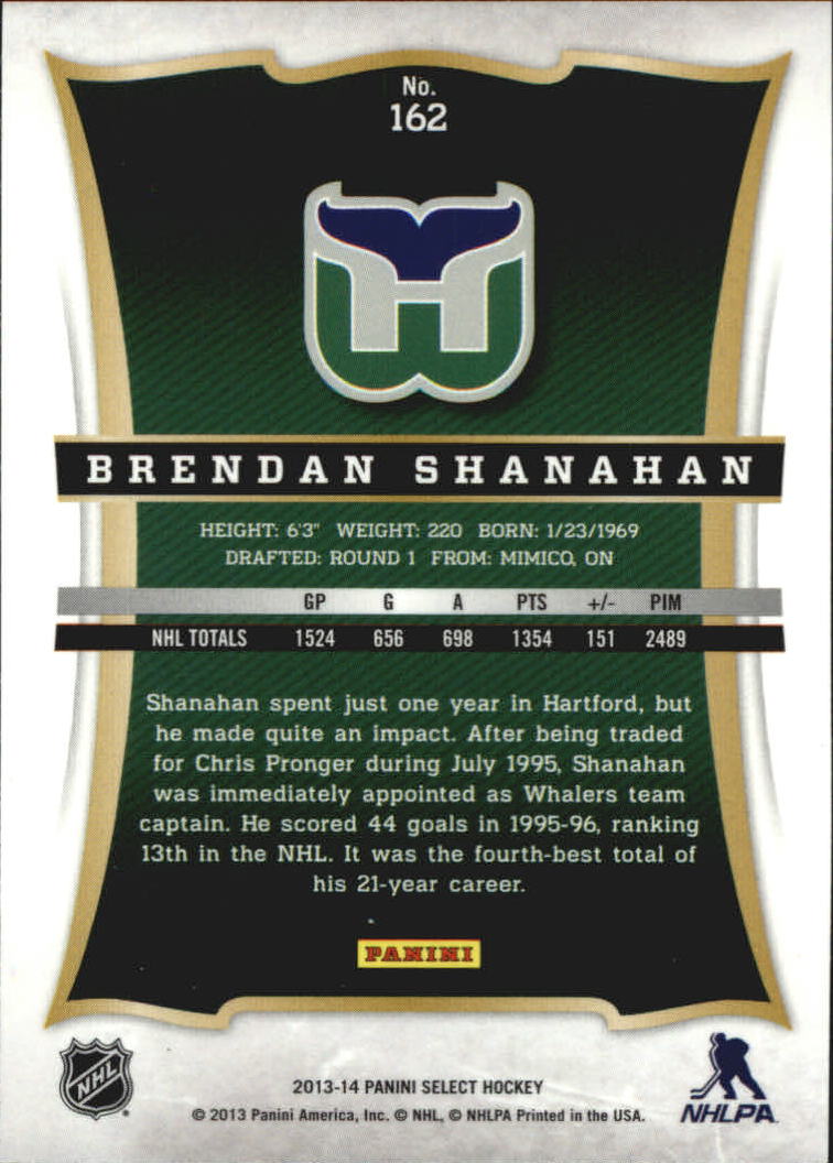 2013-14 Select #162 Brendan Shanahan back image