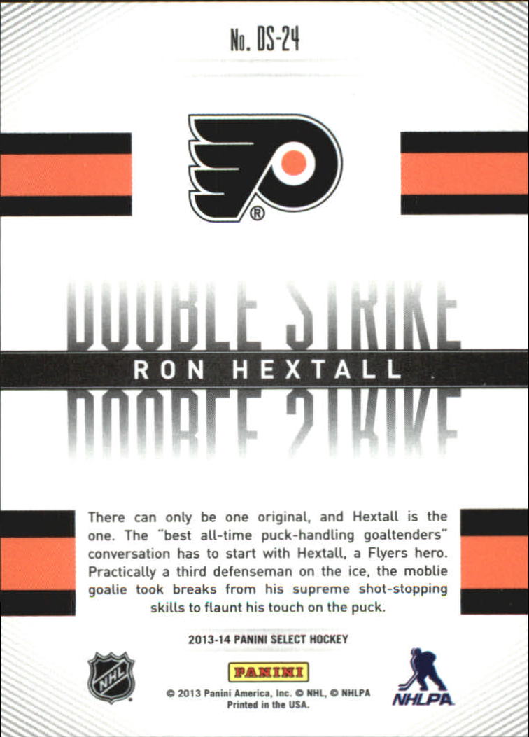 2013-14 Select Double Strike #DS24 Ron Hextall back image