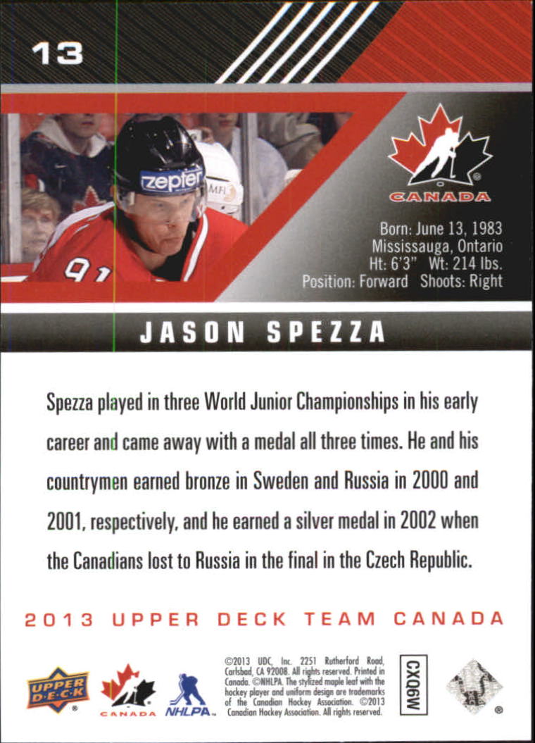 A2632- 2013-14 Upper Deck Team Canada Hk #s 1-220 -You Pick- 15+ FREE US SHIP - Picture 27 of 401