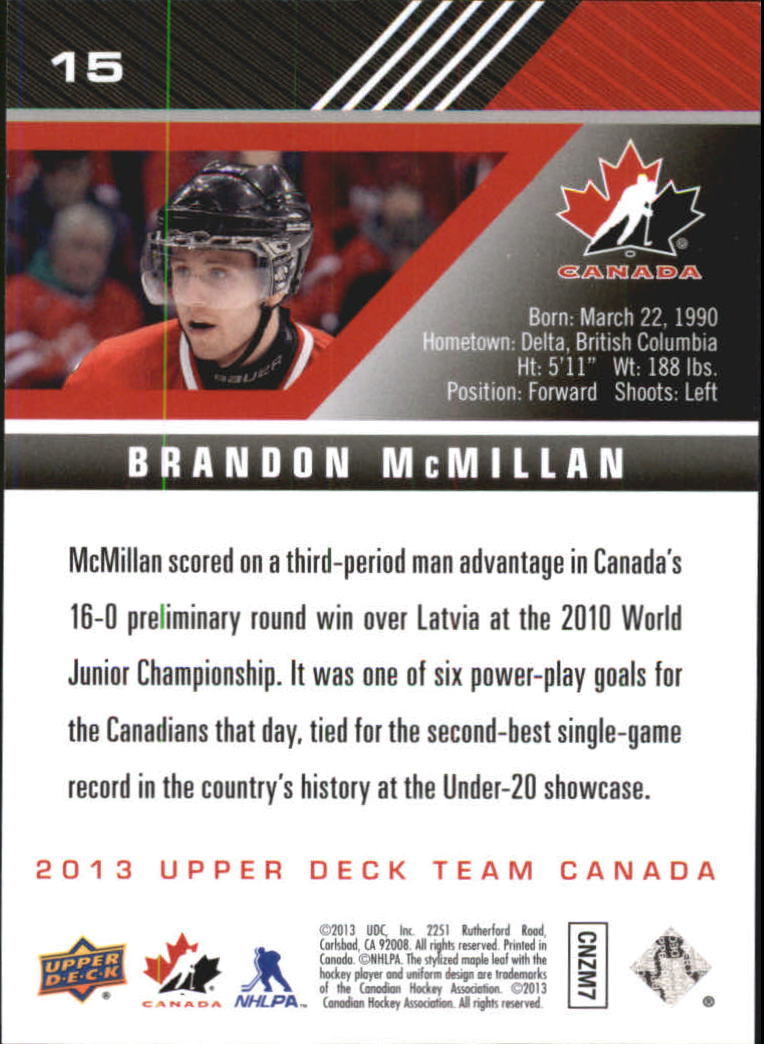 A2632- 2013-14 Upper Deck Team Canada Hk #s 1-220 -You Pick- 15+ FREE US SHIP - Picture 31 of 401