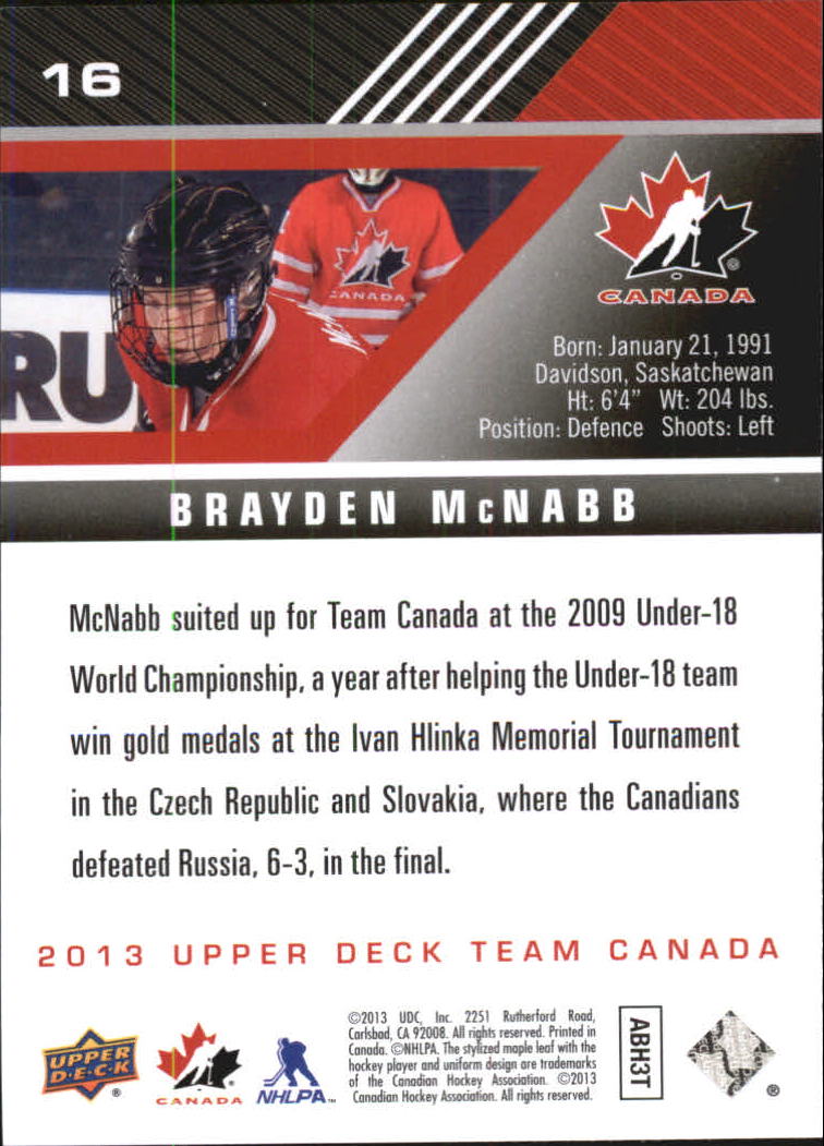A2632- 2013-14 Upper Deck Team Canada Hk #s 1-220 -You Pick- 15+ FREE US SHIP - Picture 33 of 401