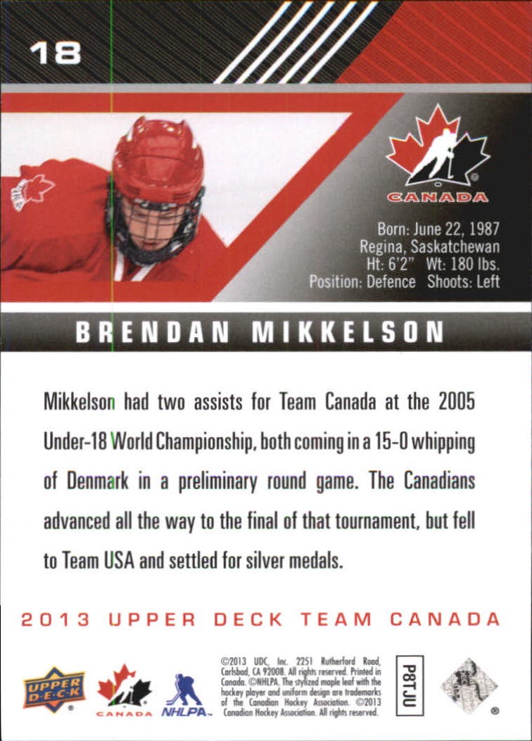 A2632- 2013-14 Upper Deck Team Canada Hk #s 1-220 -You Pick- 15+ FREE US SHIP - Picture 37 of 401