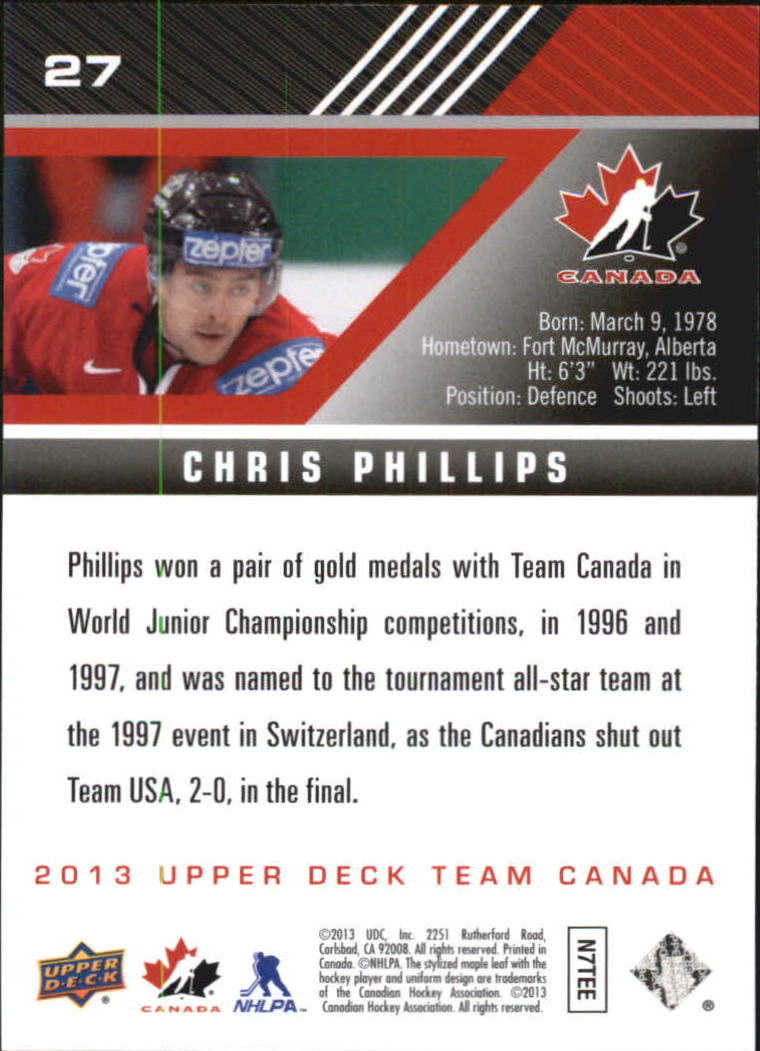 A2632- 2013-14 Upper Deck Team Canada Hk #s 1-220 -You Pick- 15+ FREE US SHIP - Picture 53 of 401