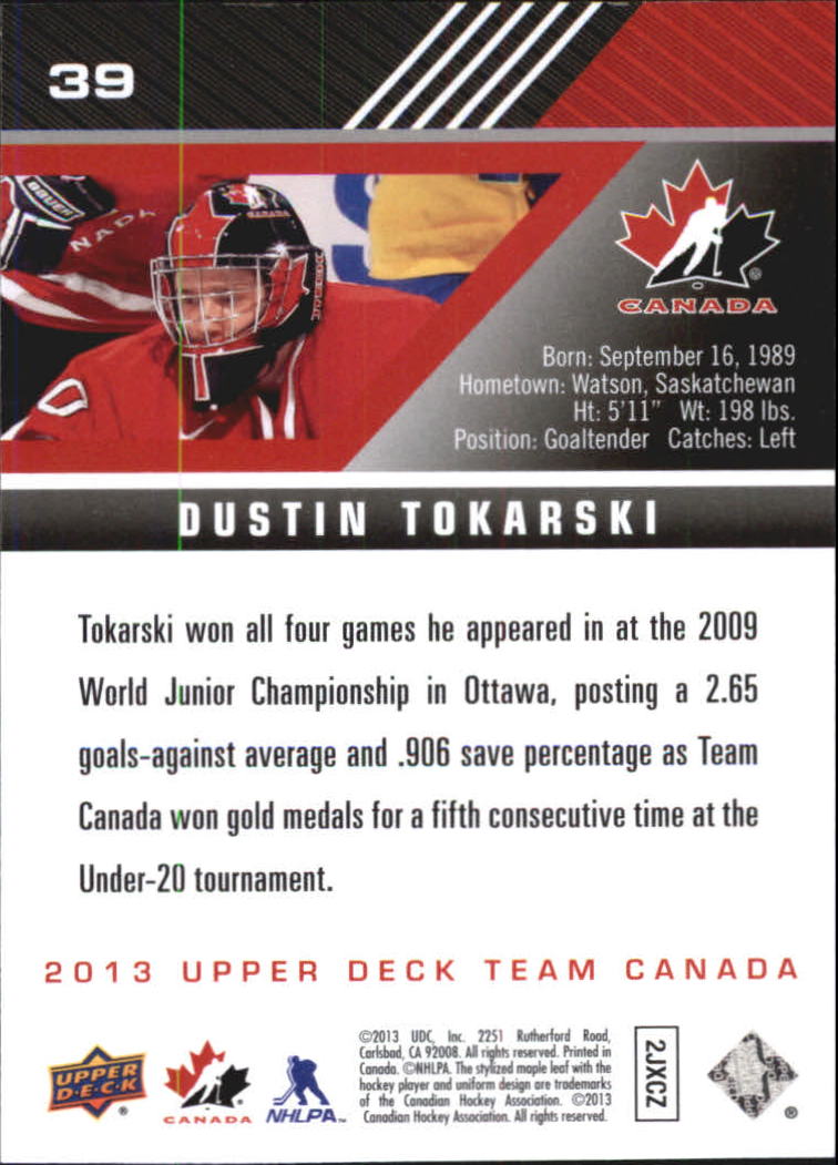 A2632- 2013-14 Upper Deck Team Canada Hk #s 1-220 -You Pick- 15+ FREE US SHIP - Picture 77 of 401