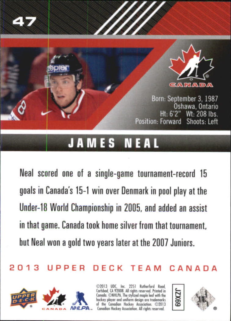 A2632- 2013-14 Upper Deck Team Canada Hk #s 1-220 -You Pick- 15+ FREE US SHIP - Picture 93 of 401