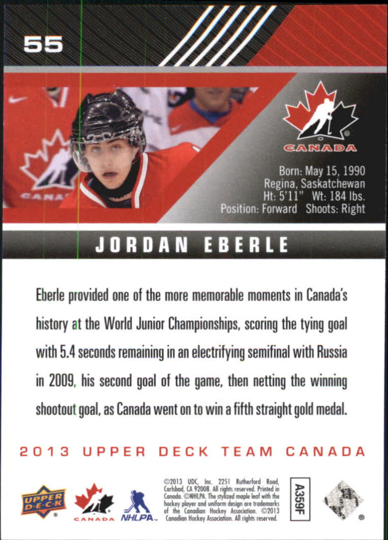A2632- 2013-14 Upper Deck Team Canada Hk #s 1-220 -You Pick- 15+ FREE US SHIP - Picture 109 of 401