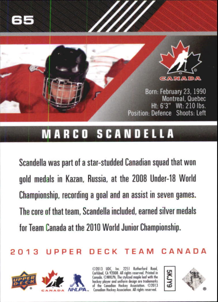 A2632- 2013-14 Upper Deck Team Canada Hk #s 1-220 -You Pick- 15+ FREE US SHIP - Picture 129 of 401