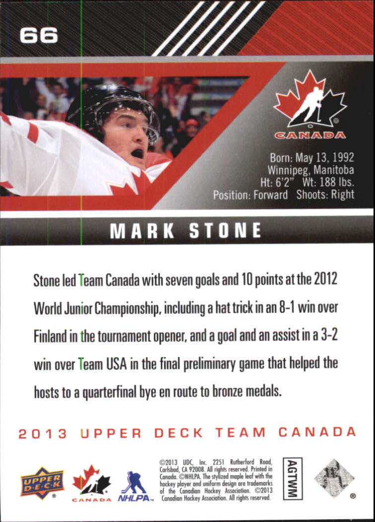 A2632- 2013-14 Upper Deck Team Canada Hk #s 1-220 -You Pick- 15+ FREE US SHIP - Picture 131 of 401