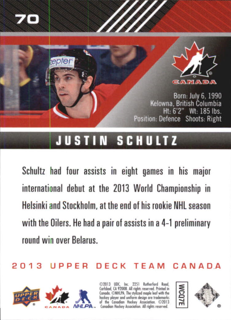 A2632- 2013-14 Upper Deck Team Canada Hk #s 1-220 -You Pick- 15+ FREE US SHIP - Picture 139 of 401