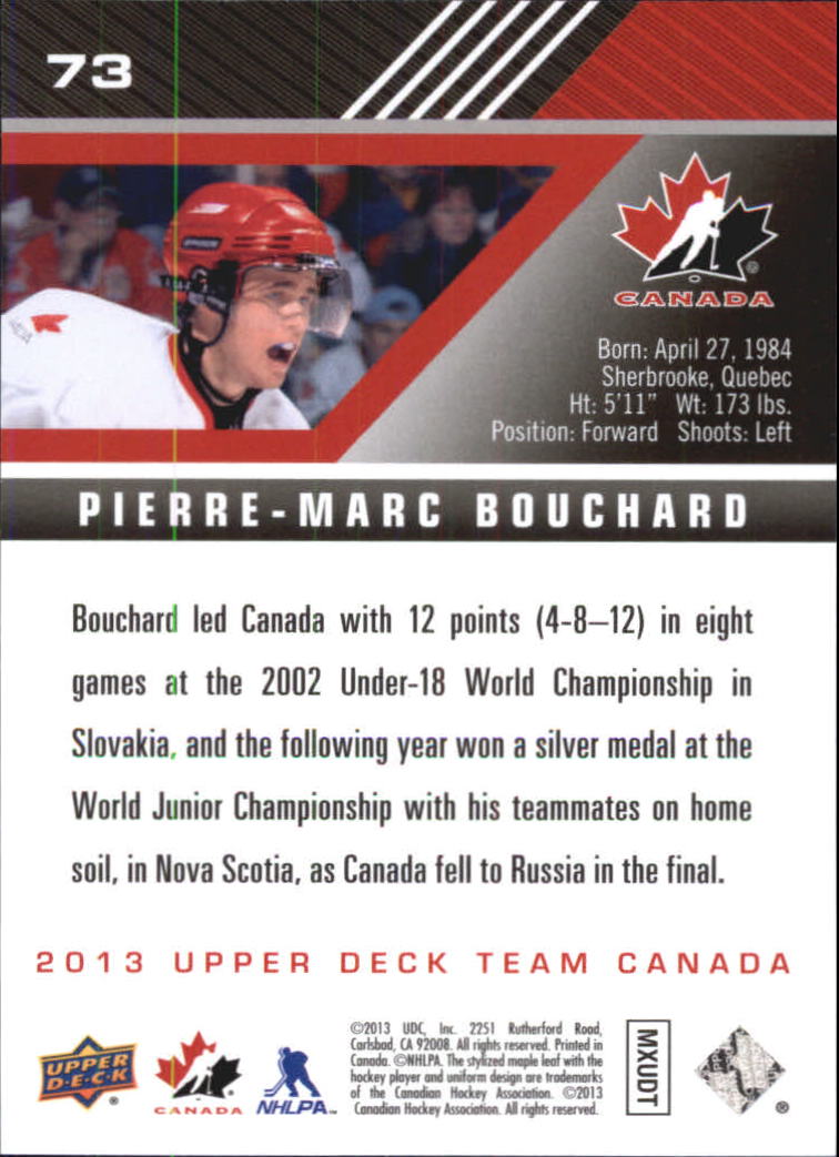 A2632- 2013-14 Upper Deck Team Canada Hk #s 1-220 -You Pick- 15+ FREE US SHIP - Picture 145 of 401
