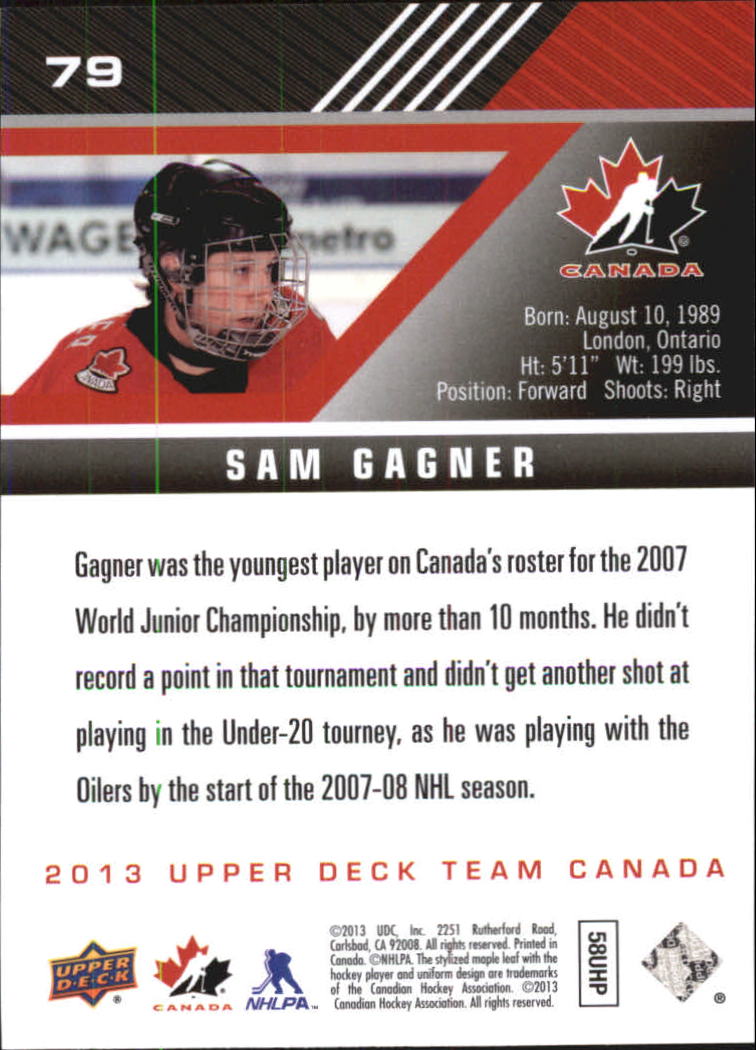 A2632- 2013-14 Upper Deck Team Canada Hk #s 1-220 -You Pick- 15+ FREE US SHIP - Picture 157 of 401