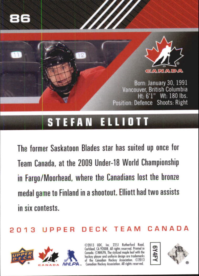A2632- 2013-14 Upper Deck Team Canada Hk #s 1-220 -You Pick- 15+ FREE US SHIP - Picture 171 of 401