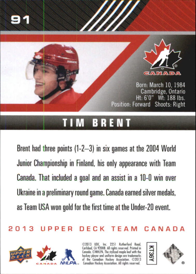 A2632- 2013-14 Upper Deck Team Canada Hk #s 1-220 -You Pick- 15+ FREE US SHIP - Picture 181 of 401