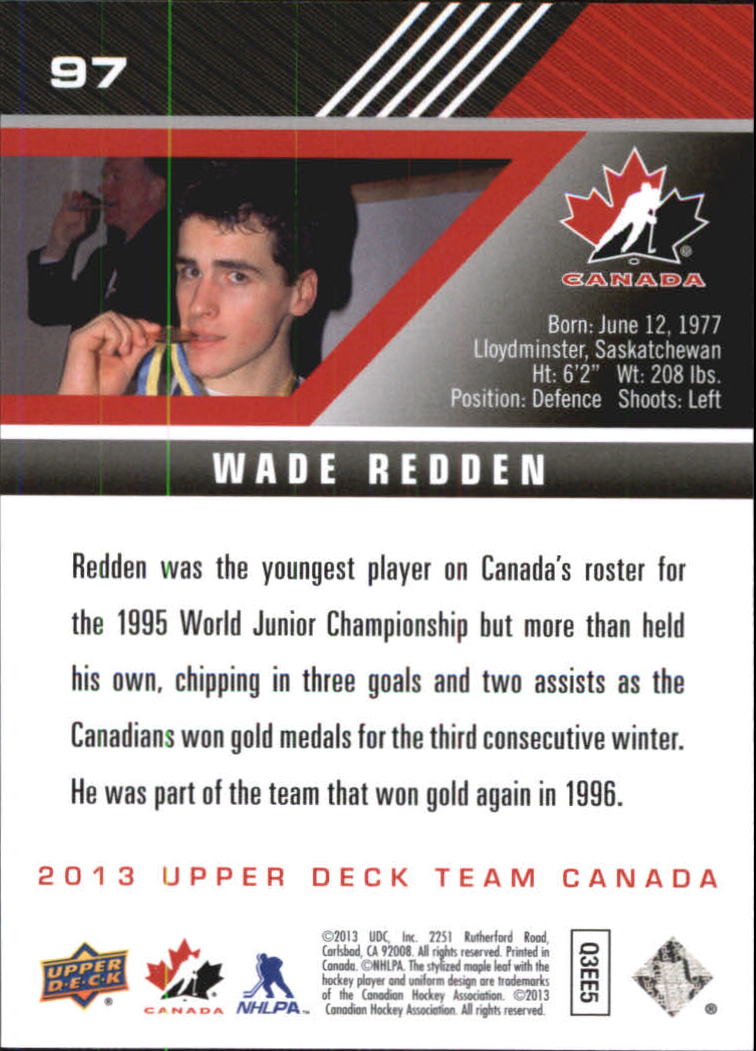 A2632- 2013-14 Upper Deck Team Canada Hk #s 1-220 -You Pick- 15+ FREE US SHIP - Picture 193 of 401