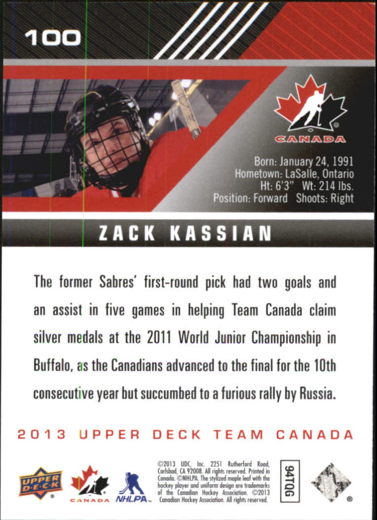 A2632- 2013-14 Upper Deck Team Canada Hk #s 1-220 -You Pick- 15+ FREE US SHIP - Picture 199 of 401