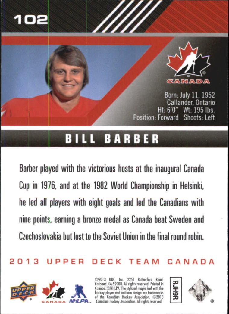 A2632- 2013-14 Upper Deck Team Canada Hk #s 1-220 -You Pick- 15+ FREE US SHIP - Picture 203 of 401