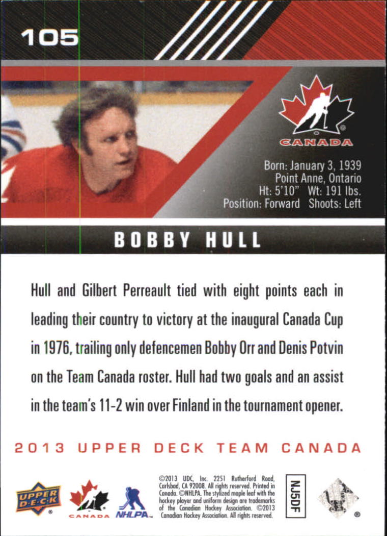 A2632- 2013-14 Upper Deck Team Canada Hk #s 1-220 -You Pick- 15+ FREE US SHIP - Picture 209 of 401