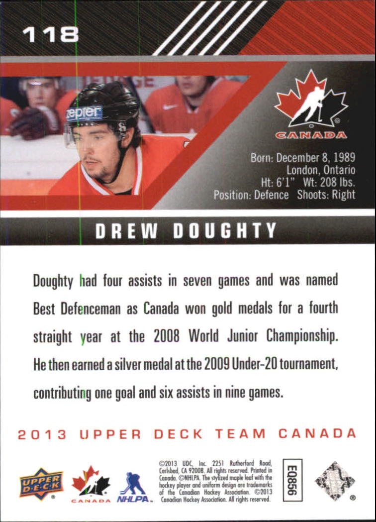 A2632- 2013-14 Upper Deck Team Canada Hk #s 1-220 -You Pick- 15+ FREE US SHIP - Picture 235 of 401