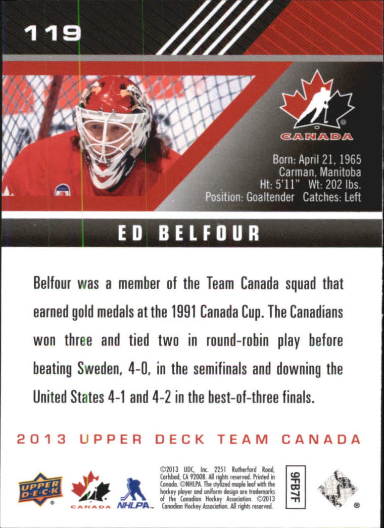 A2632- 2013-14 Upper Deck Team Canada Hk #s 1-220 -You Pick- 15+ FREE US SHIP - Picture 237 of 401