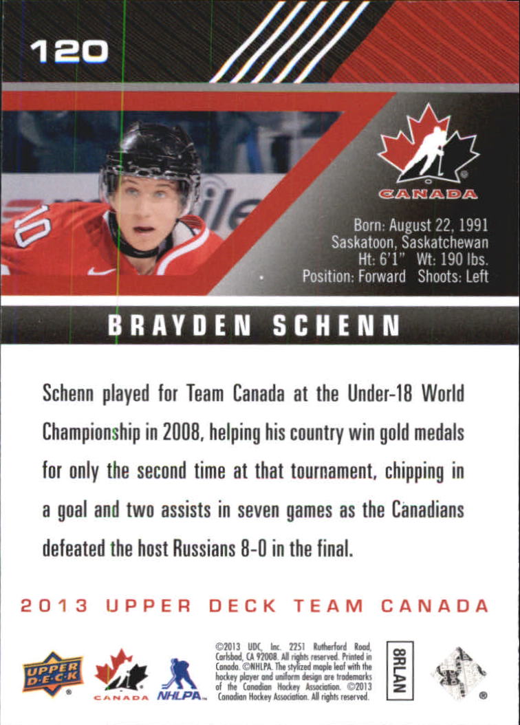A2632- 2013-14 Upper Deck Team Canada Hk #s 1-220 -You Pick- 15+ FREE US SHIP - Picture 239 of 401