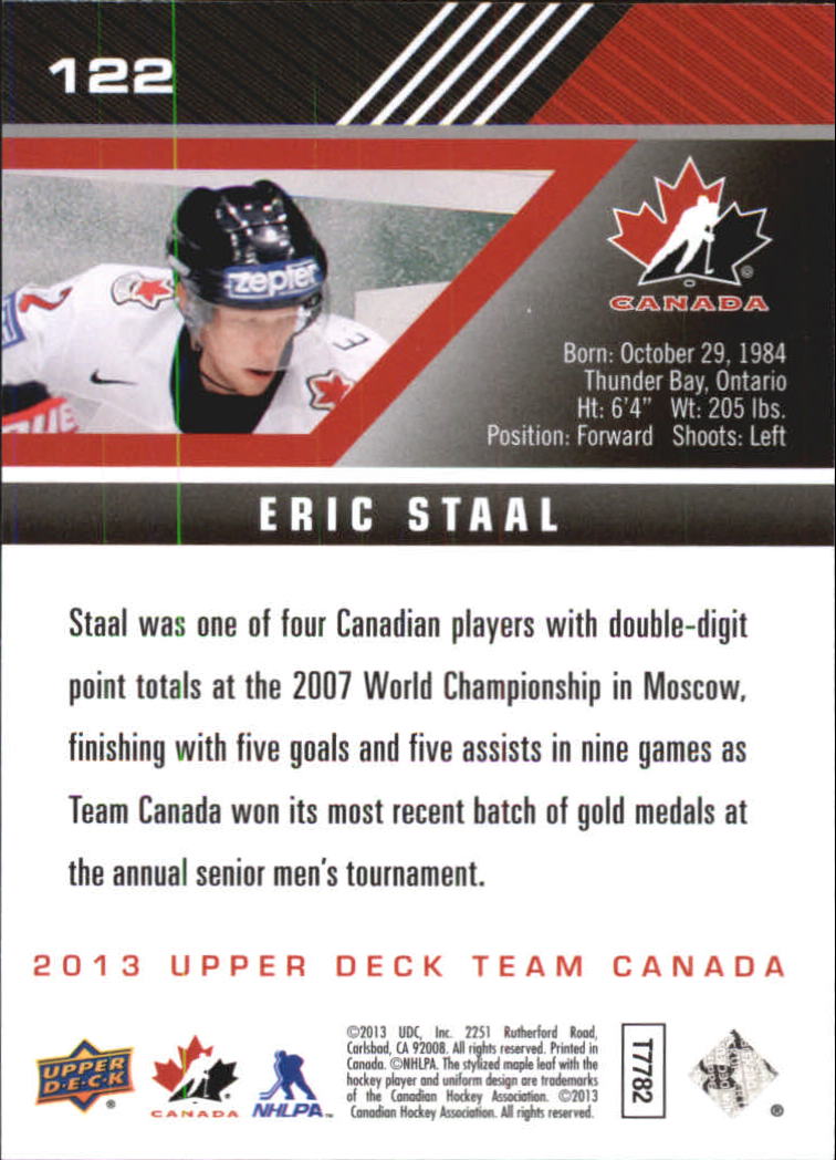 A2632- 2013-14 Upper Deck Team Canada Hk #s 1-220 -You Pick- 15+ FREE US SHIP - Picture 243 of 401
