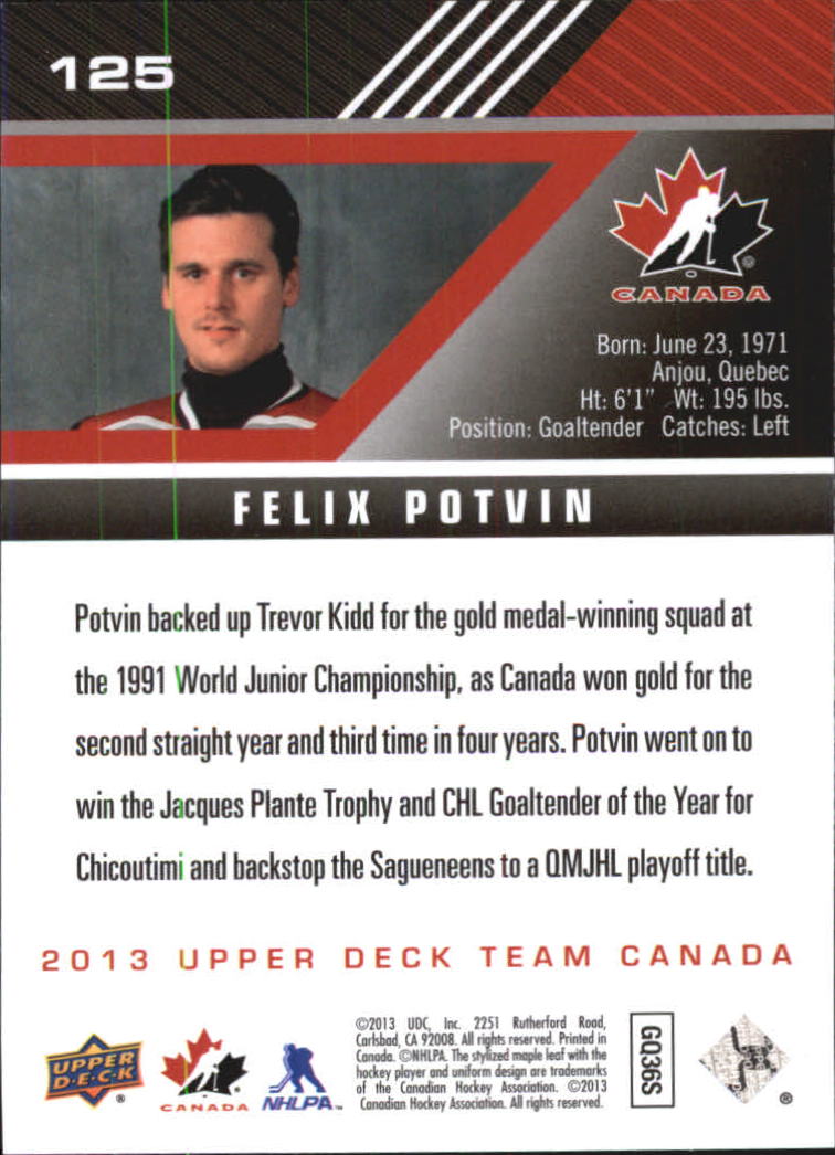 A2632- 2013-14 Upper Deck Team Canada Hk #s 1-220 -You Pick- 15+ FREE US SHIP - Picture 249 of 401