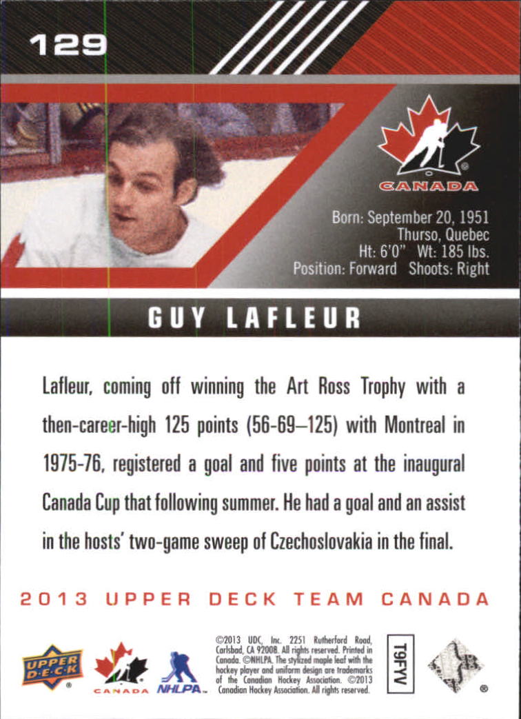 A2632- 2013-14 Upper Deck Team Canada Hk #s 1-220 -You Pick- 15+ FREE US SHIP - Picture 257 of 401