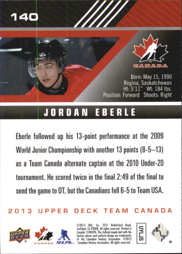 A2632- 2013-14 Upper Deck Team Canada Hk #s 1-220 -You Pick- 15+ FREE US SHIP - Picture 279 of 401