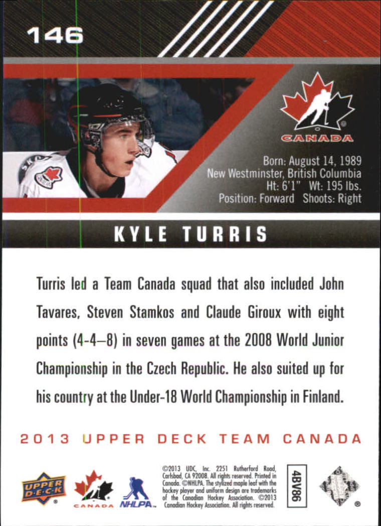 A2632- 2013-14 Upper Deck Team Canada Hk #s 1-220 -You Pick- 15+ FREE US SHIP - Picture 291 of 401