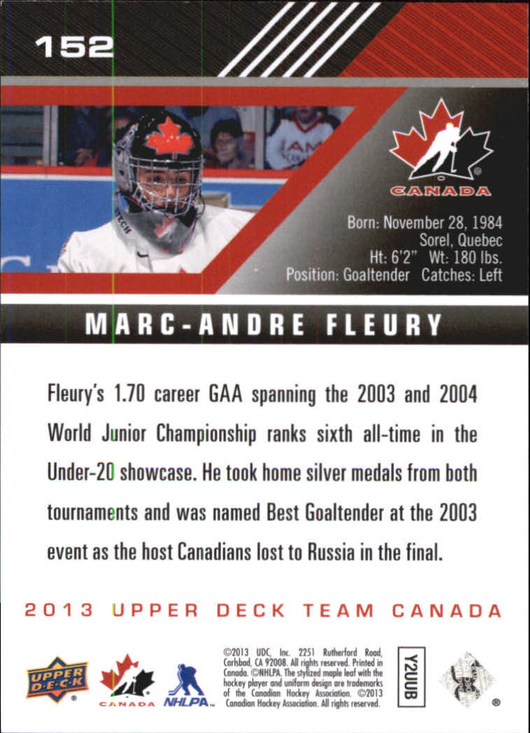 A2632- 2013-14 Upper Deck Team Canada Hk #s 1-220 -You Pick- 15+ FREE US SHIP - Picture 303 of 401