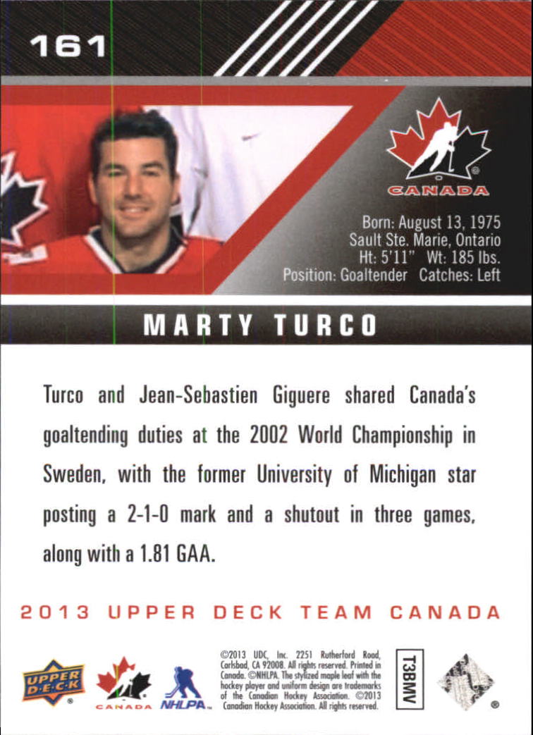 A2632- 2013-14 Upper Deck Team Canada Hk #s 1-220 -You Pick- 15+ FREE US SHIP - Picture 319 of 401