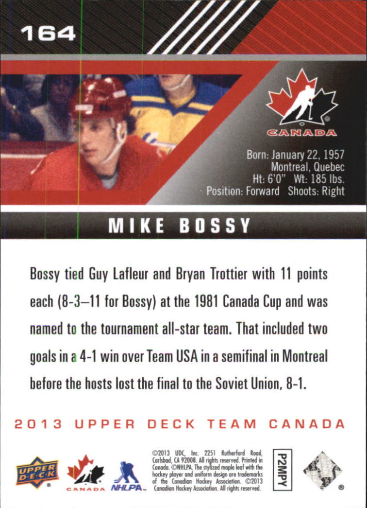 A2632- 2013-14 Upper Deck Team Canada Hk #s 1-220 -You Pick- 15+ FREE US SHIP - Picture 325 of 401